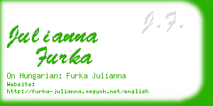 julianna furka business card